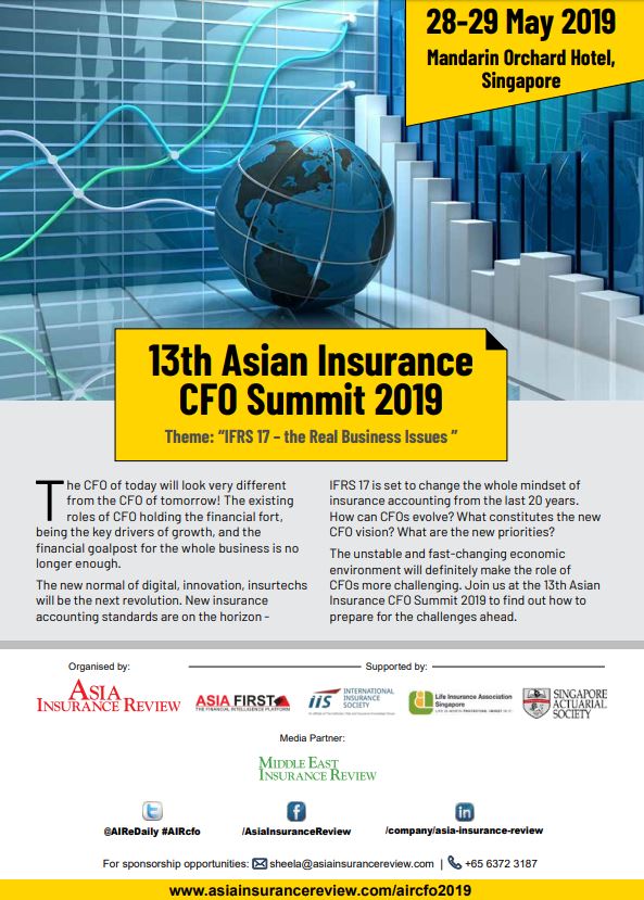 13th Asian Insurance CFO Summit 2019 Brochure